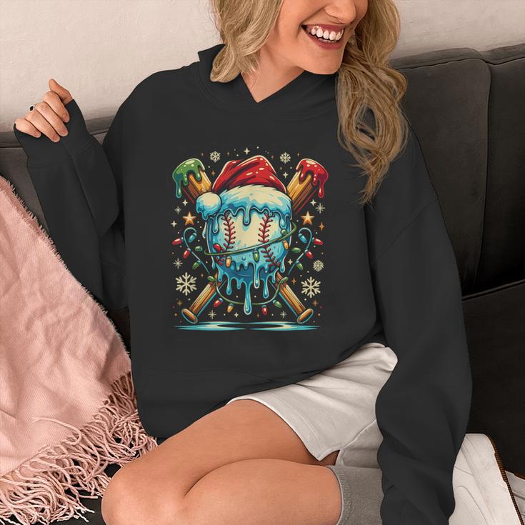 Baseball Drip Boys Youth Santa Christmas Baseball Unisex Hoodie Baseball Drip Boys Youth Santa Christmas Baseball Unisex Hoodie