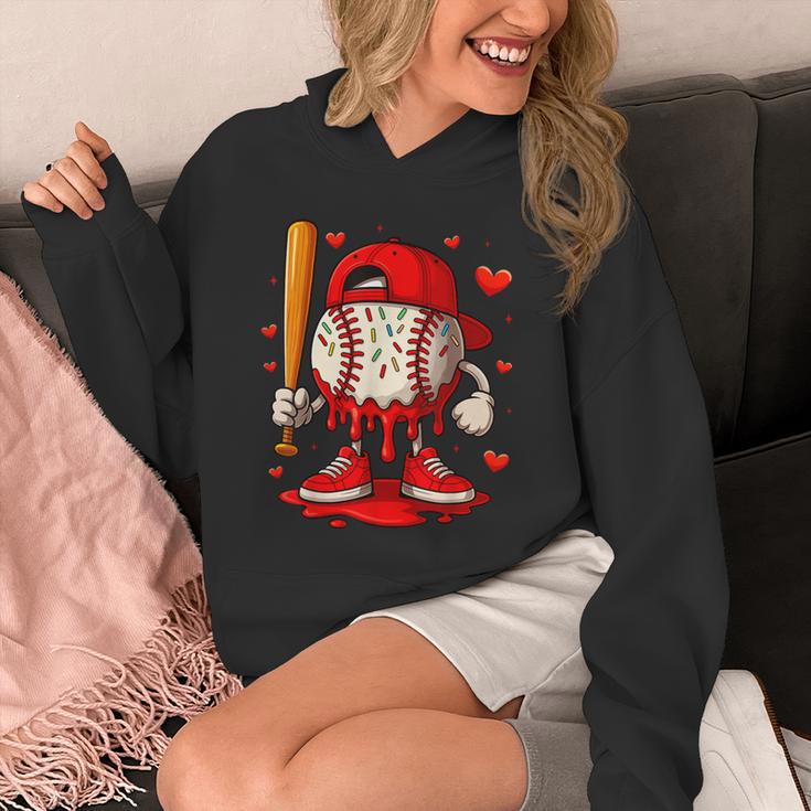 Baseball Drip Ice Cream Apparel Boys Kids Valentines Day Unisex Hoodie Baseball Drip Ice Cream Apparel Boys Kids Valentines Day Unisex Hoodie