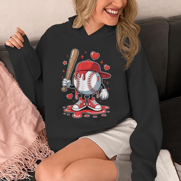 Baseball Drip Icecream Apparel Youth Boy Valentine Unisex Hoodie Baseball Drip Icecream Apparel Youth Boy Valentine Unisex Hoodie