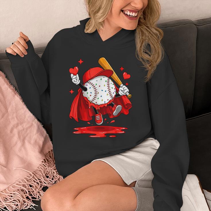Baseball Drip Icecream Youth Boy Valentine Unisex Hoodie Baseball Drip Icecream Youth Boy Valentine Unisex Hoodie
