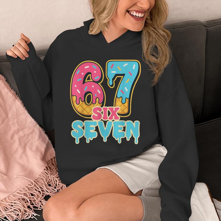 Baseball Drip Number 67 Player Trendy 6 7 Meme Unisex Hoodie