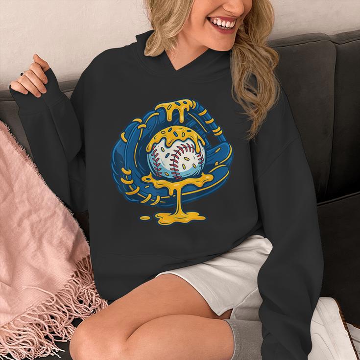 Baseball Drip Team For Boys Ice Cream Cool Unisex Hoodie