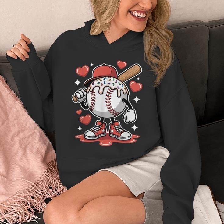 Baseball Drip Valentine Boys Women Men Hearts Sport Love Unisex Hoodie Baseball Drip Valentine Boys Women Men Hearts Sport Love Unisex Hoodie
