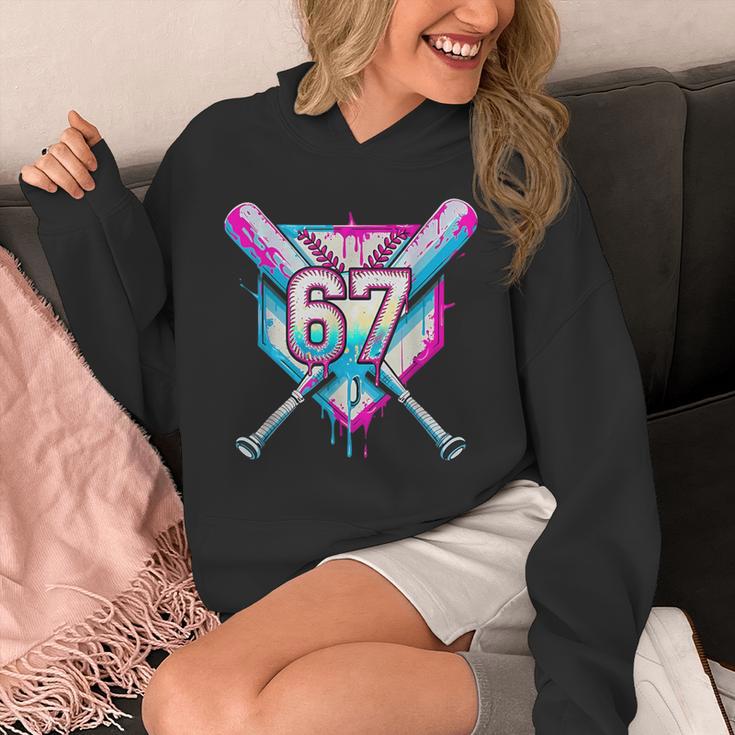 Baseball Dripping 67 Home Plate Six Seven Boy Kids Sports Unisex Hoodie Baseball Dripping 67 Home Plate Six Seven Boy Kids Sports Unisex Hoodie