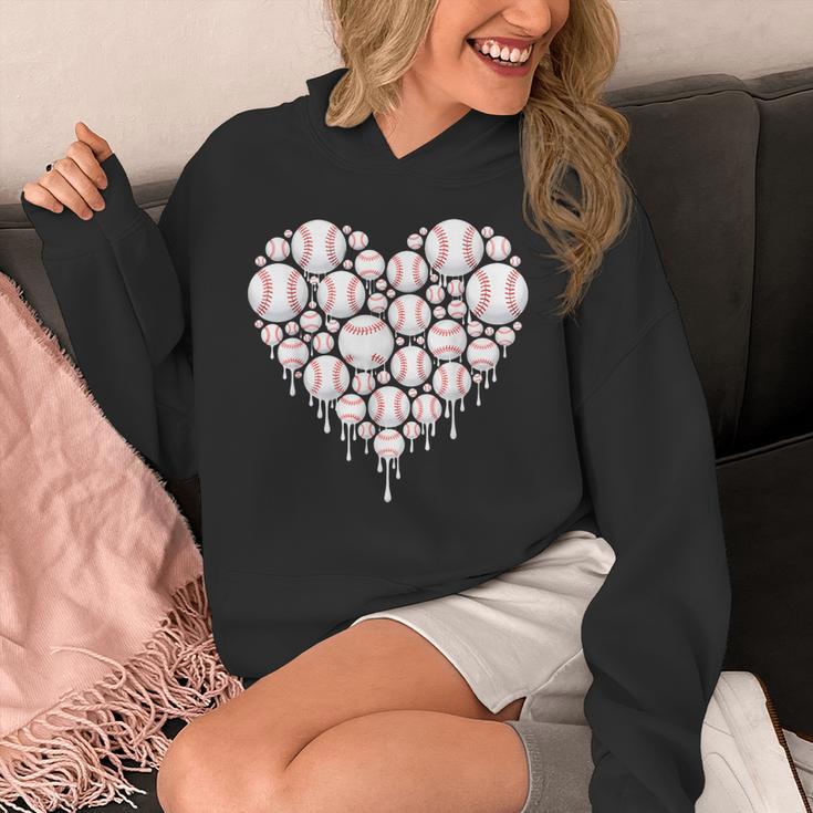 Baseball Heart Drip Valentine's Day Baseball Lover Boys Men Unisex Hoodie Baseball Heart Drip Valentine's Day Baseball Lover Boys Men Unisex Hoodie