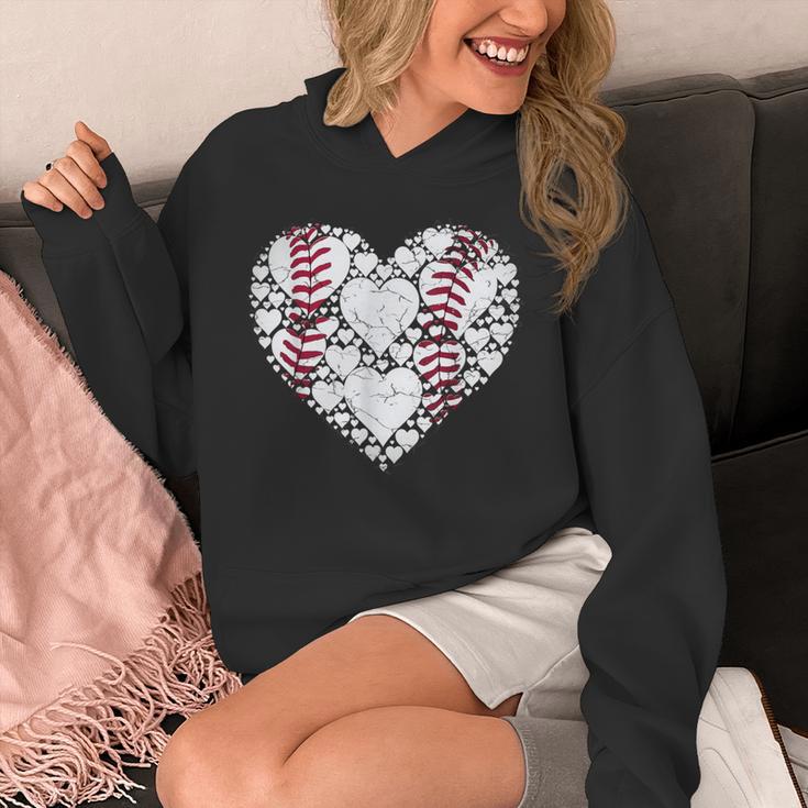 Baseball Heart Love Game Sports Fan Game Day Unisex Hoodie Baseball Heart Love Game Sports Fan Game Day Unisex Hoodie