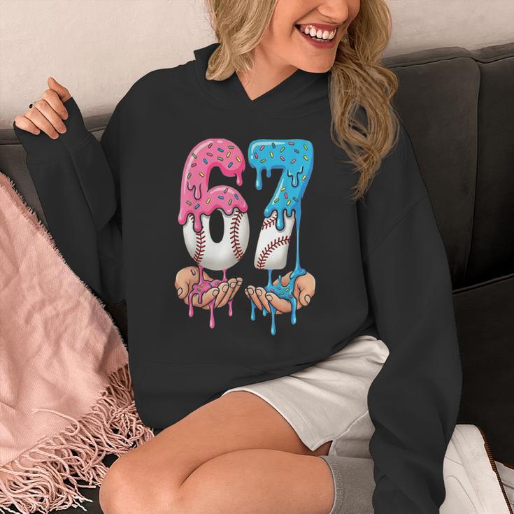 Baseball Ice Cream Drip 67 Hands Six Seven Boys Unisex Hoodie