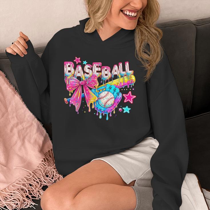 Baseball Ice Cream Drip Coquette Women Girls Mom Mama Unisex Hoodie Baseball Ice Cream Drip Coquette Women Girls Mom Mama Unisex Hoodie