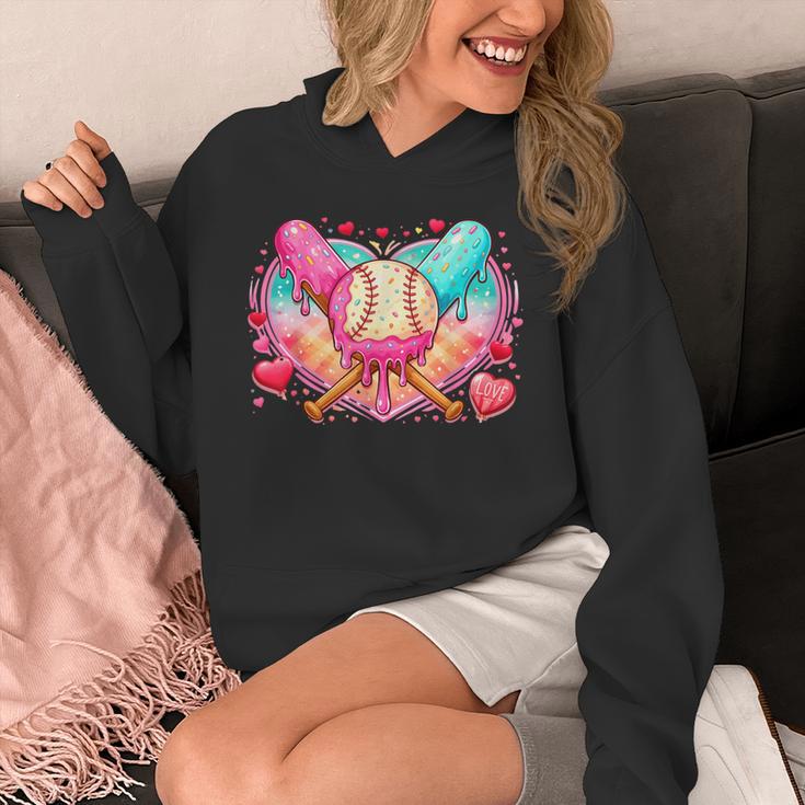 Baseball Ice Cream Drip Style Melt Ice Cream Youth Boys Unisex Hoodie Baseball Ice Cream Drip Style Melt Ice Cream Youth Boys Unisex Hoodie