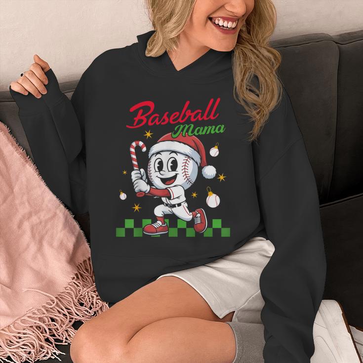 Baseball Mama Christmas Santa Hat Xmas Softball Mom Unisex Hoodie Baseball Mama Christmas Santa Hat Xmas Softball Mom Unisex Hoodie