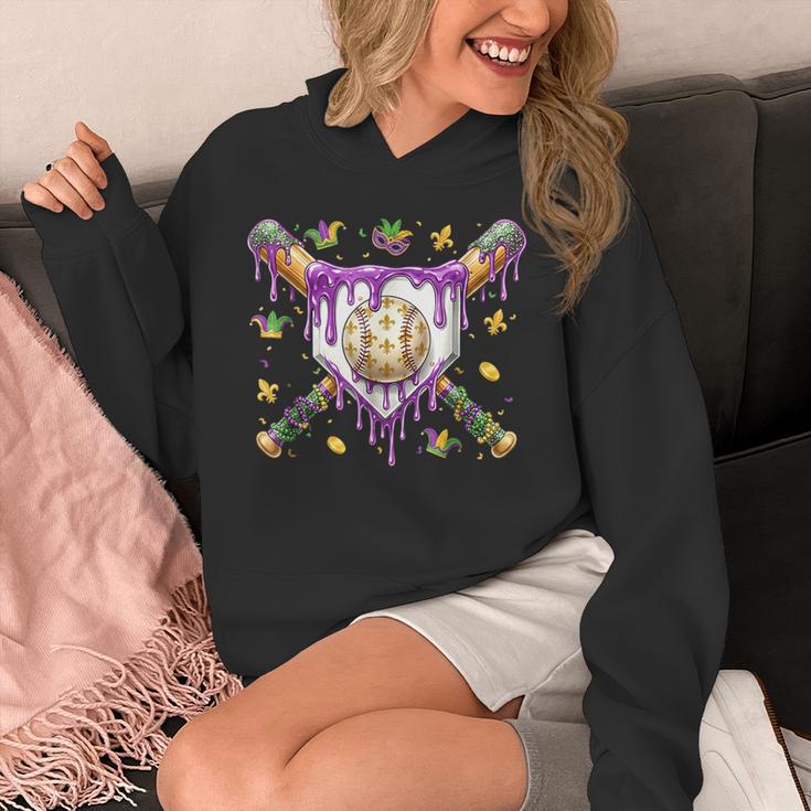 Baseball Mardi Gras Carnival Party Mask Ice Cream Drip Boys Unisex Hoodie Baseball Mardi Gras Carnival Party Mask Ice Cream Drip Boys Unisex Hoodie