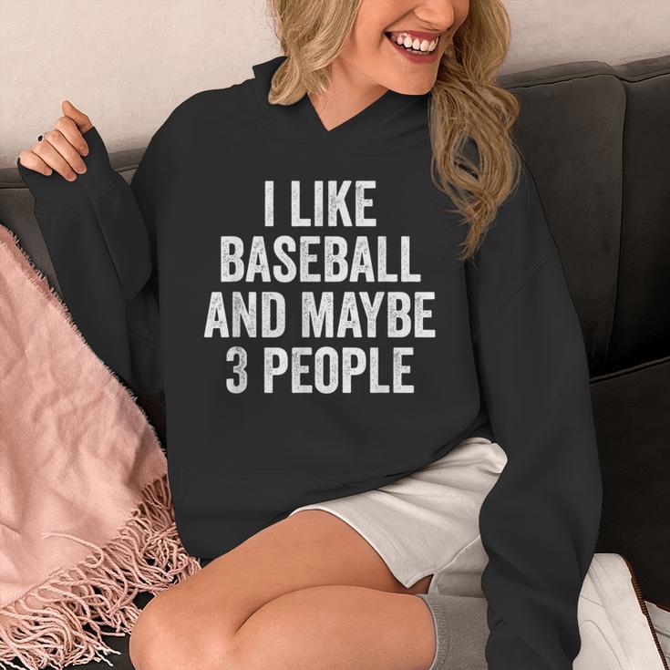 I Like Baseball And Maybe 3 People Baseball Player Unisex Hoodie I Like Baseball And Maybe 3 People Baseball Player Unisex Hoodie