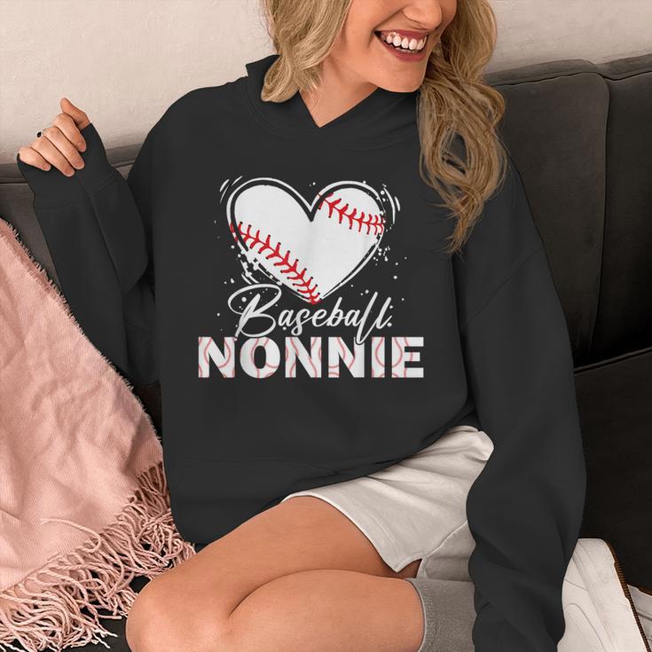 Baseball Nonnie Baseball Heart Unisex Hoodie Baseball Nonnie Baseball Heart Unisex Hoodie