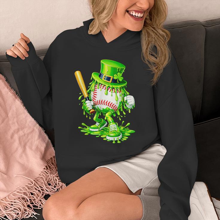 Baseball Player Ice Cream Drip Shamrocks St Patrick's Day Unisex Hoodie Baseball Player Ice Cream Drip Shamrocks St Patrick's Day Unisex Hoodie