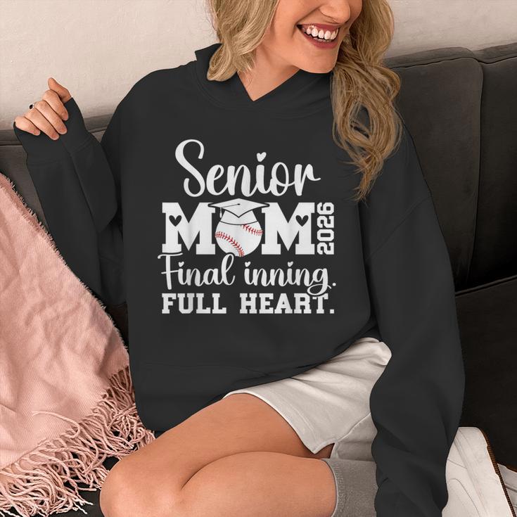 Baseball Senior Mom 2026 Final Inning Baseball Senior Mama Unisex Hoodie