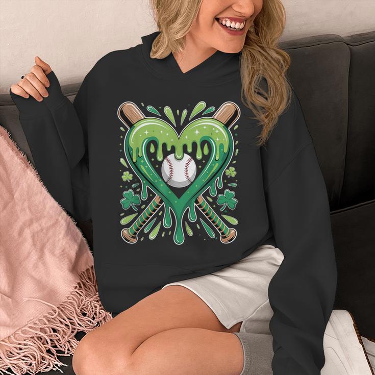 Baseball St Patricks Day Boys Girls Men Women Shamrock Green Unisex Hoodie