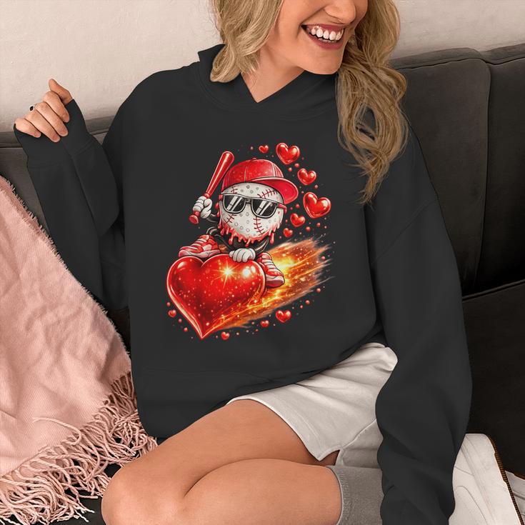 Baseball Valentine's Day Drip Ice Cream Team Unisex Hoodie Baseball Valentine's Day Drip Ice Cream Team Unisex Hoodie