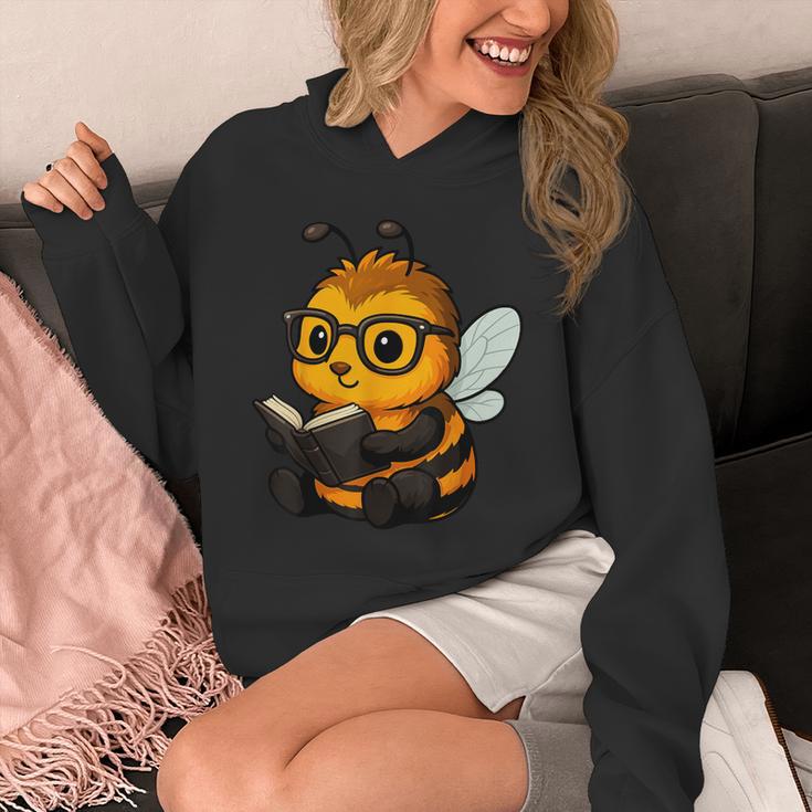 Bee Reading Book Lover Unisex Hoodie Bee Reading Book Lover Unisex Hoodie