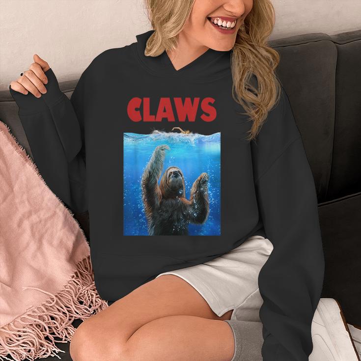 Beware Of Claws 面白いナマケモノ シャーク 映画 パロディ パーカー