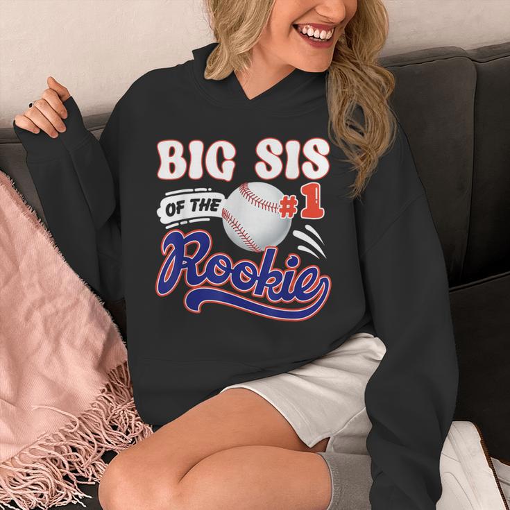 Big Sis Rookie Of Year 1st Birthday Baseball Theme Matching Unisex Hoodie Big Sis Rookie Of Year 1st Birthday Baseball Theme Matching Unisex Hoodie