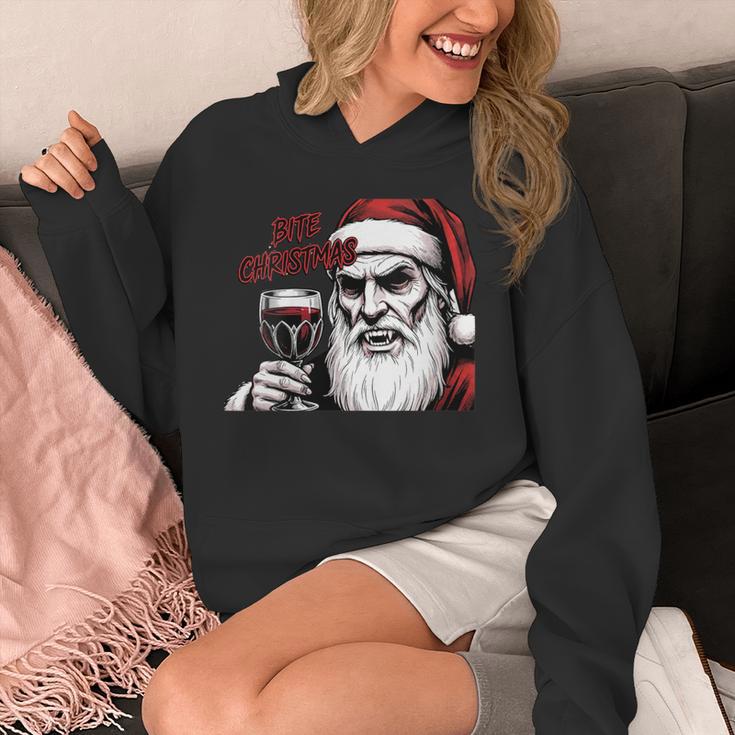 Bite Christmas Vampire Santa Claus Vintage Comic Book Style Unisex Hoodie Bite Christmas Vampire Santa Claus Vintage Comic Book Style Unisex Hoodie