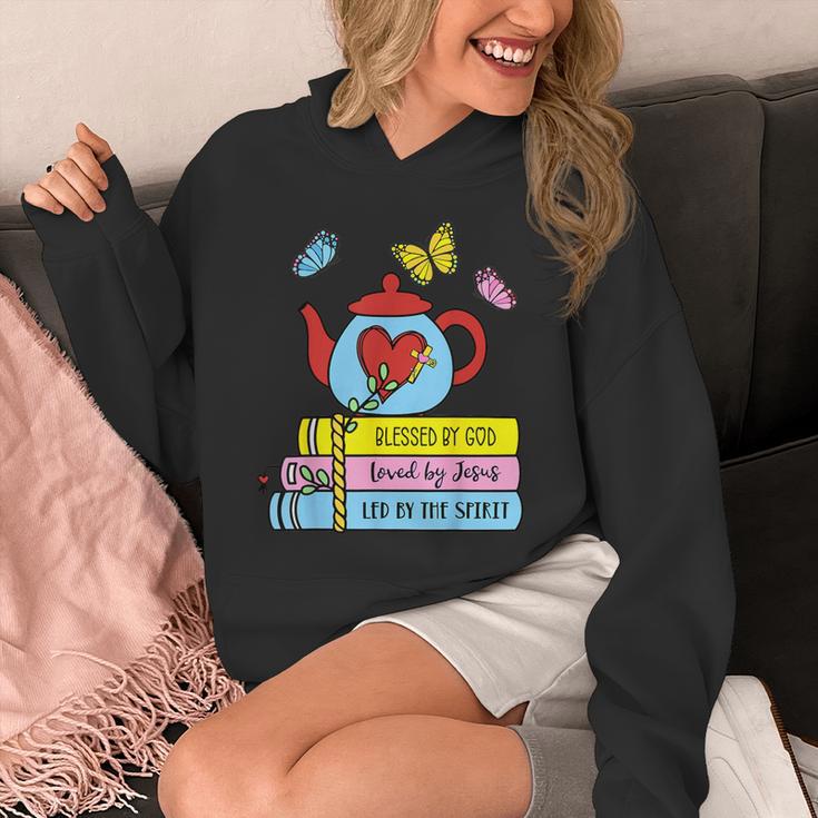 Blessed By God Loved By Jesus Book Lovers Unisex Hoodie Blessed By God Loved By Jesus Book Lovers Unisex Hoodie