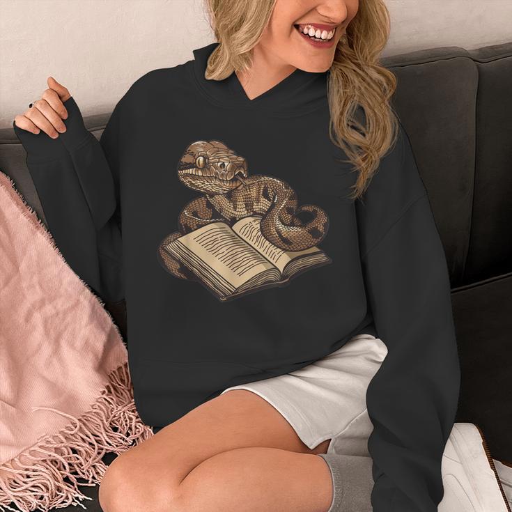 Boa Constrictor Reading A Book Unisex Hoodie