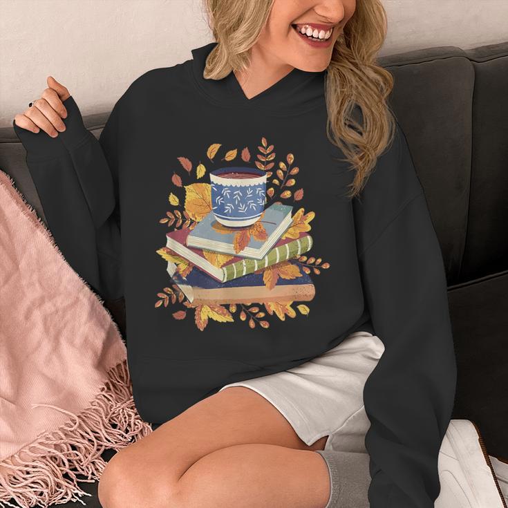 Book & Autumn Fall Lover Bookworm Hello Fall Bookish Reading Unisex Hoodie