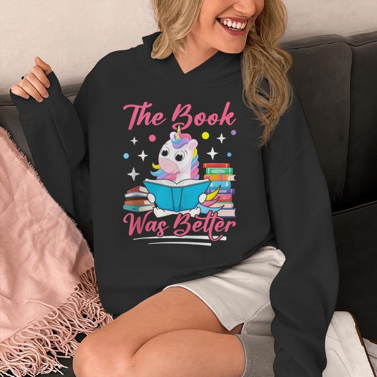 The Book Was Better Book Reader Girl Book Lover Unisex Hoodie