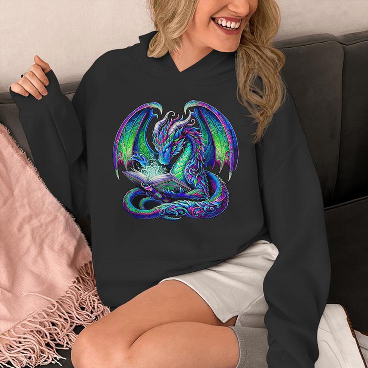 Book Dragon Reading Lover Unisex Hoodie