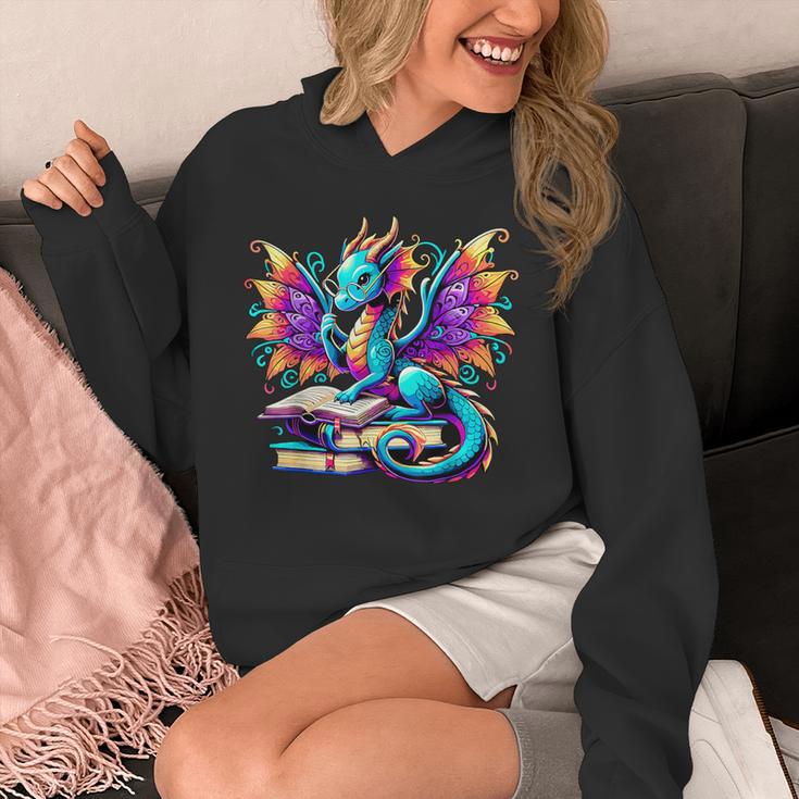 Book Dragon Reading Unisex Hoodie Book Dragon Reading Unisex Hoodie