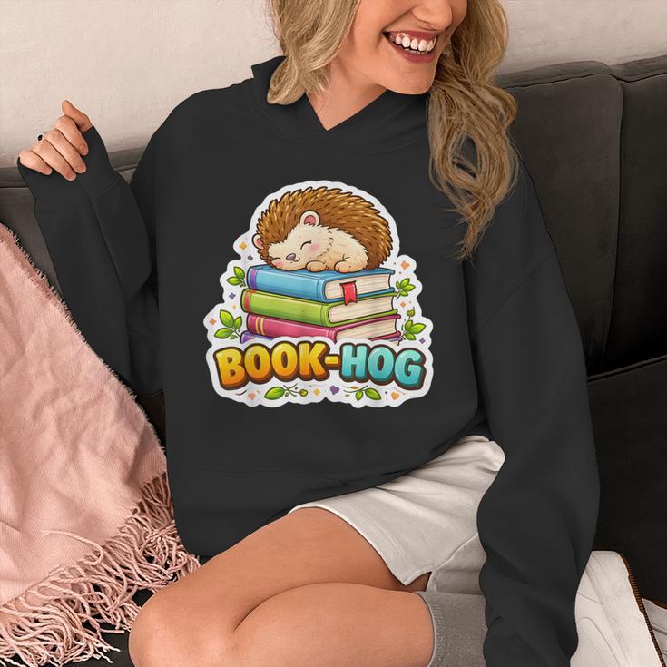 Book Hog Lover Hedgehog Owner Erinaceinae Bookworm Pun Joke Unisex Hoodie Book Hog Lover Hedgehog Owner Erinaceinae Bookworm Pun Joke Unisex Hoodie