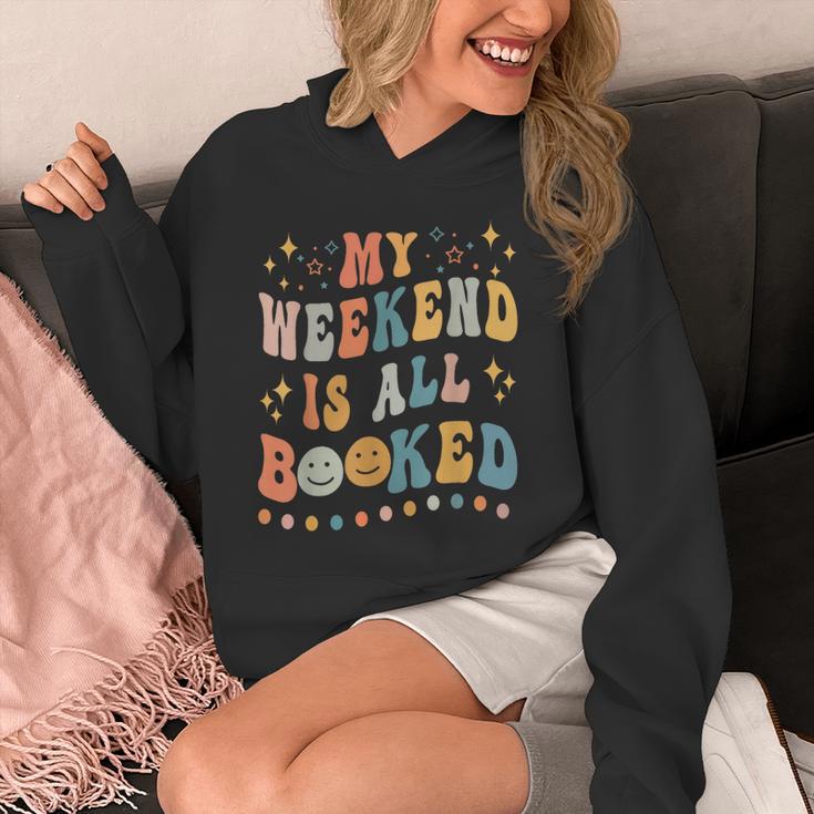 Book Lover My Weekend Is All Booked Librarian Teacher Unisex Hoodie Book Lover My Weekend Is All Booked Librarian Teacher Unisex Hoodie