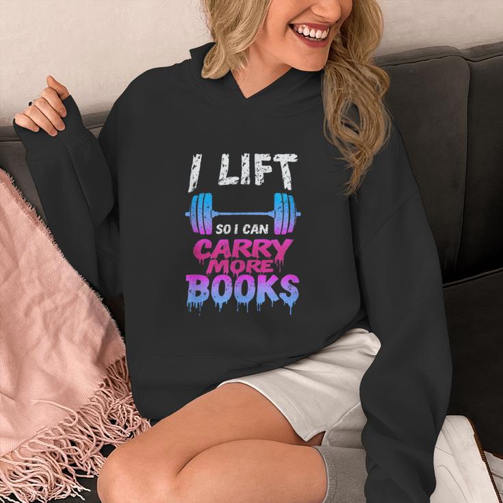 Book Lover Gym Quote I Lift So Can Carry Unisex Hoodie Book Lover Gym Quote I Lift So Can Carry Unisex Hoodie