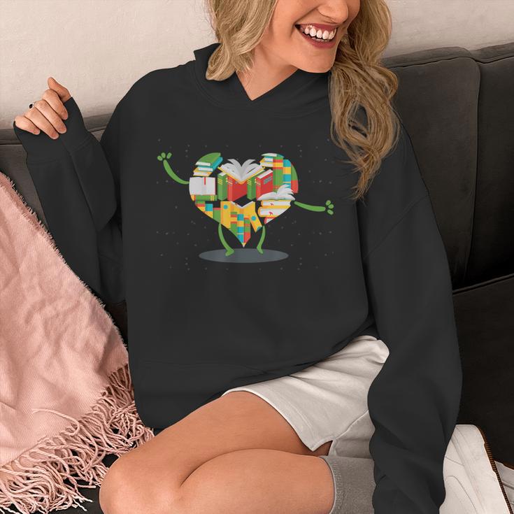 Book Lover Heart Shape Reading Club Librarian Bookworm Unisex Hoodie Book Lover Heart Shape Reading Club Librarian Bookworm Unisex Hoodie