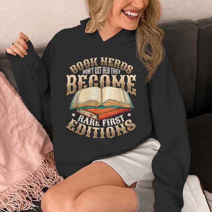Book Nerds Become Rare First Editions Book Lover Birthday Unisex Hoodie