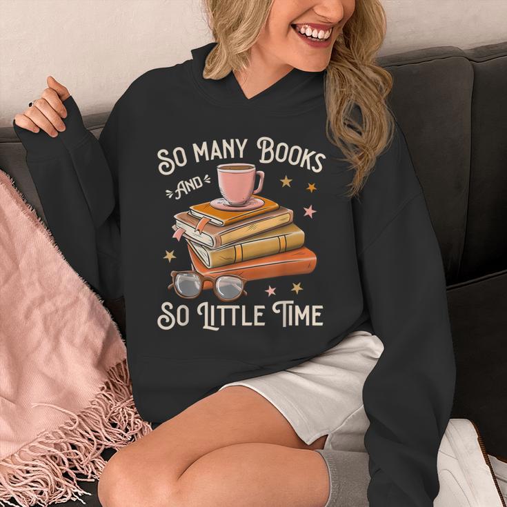 Book Reading Kafee Librarian Vele Books And Little Time Unisex Hoodie