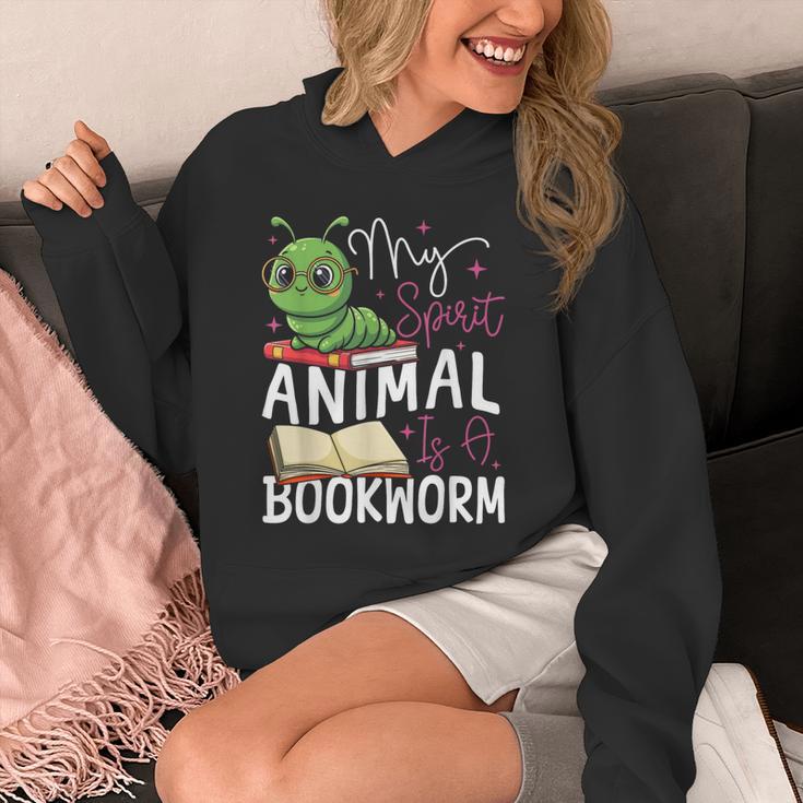 Book Reading My Spirit Animal Is A Bookworm Unisex Hoodie