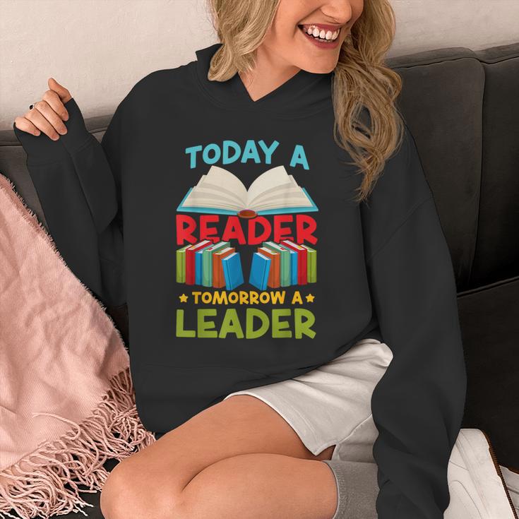 Book Reading Today A Reader Tomorrow A Leader Unisex Hoodie