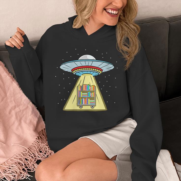 Book Shelf Ufo Abduction Unisex Hoodie