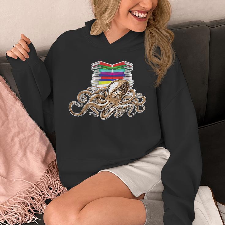 Book-Worm Octopus Reader Teacher Nerd Animal Librarian For Men Women Kids Unisex Hoodie Book-Worm Octopus Reader Teacher Nerd Animal Librarian For Men Women Kids Unisex Hoodie