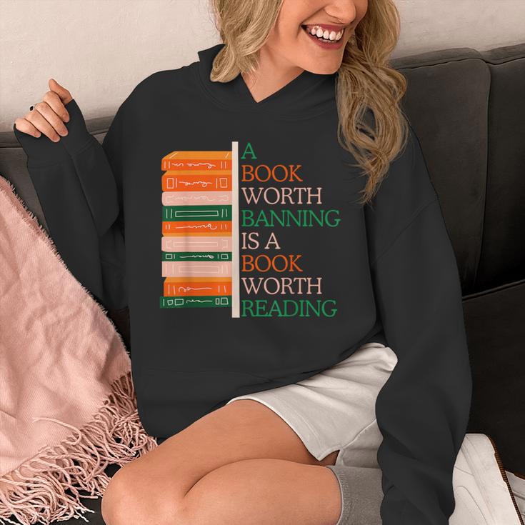 A Book Worth Banning Is a Book Worth Reading Banned Books Unisex Hoodie A Book Worth Banning Is a Book Worth Reading Banned Books Unisex Hoodie