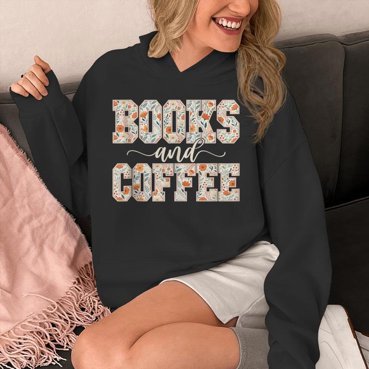 Books & Coffee Floral Unisex Hoodie Books & Coffee Floral Unisex Hoodie