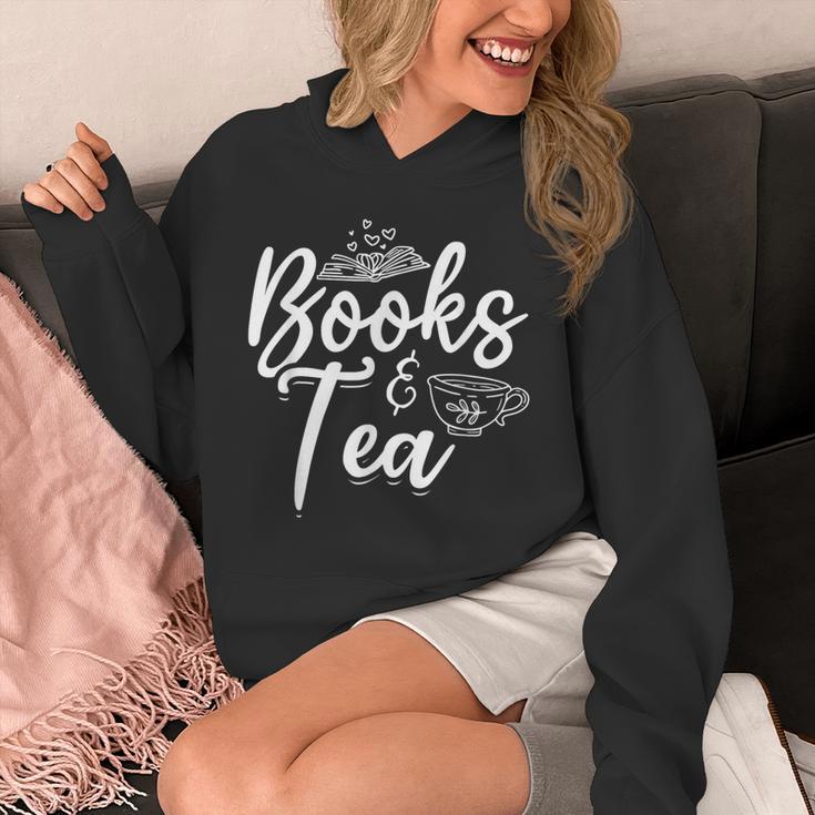 Books & Tea Book Reading Bookworm Read Books Librarian Unisex Hoodie