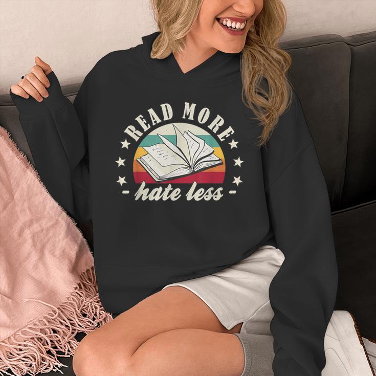 Books Read More Hate Less Book Lover Unisex Hoodie Books Read More Hate Less Book Lover Unisex Hoodie