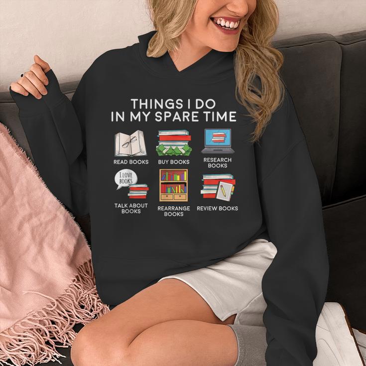 Books Things I Do In My Spare Time Reading Unisex Hoodie Books Things I Do In My Spare Time Reading Unisex Hoodie