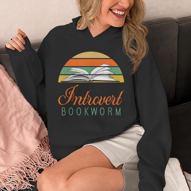 Bookworm Introvert Fun Book Lovers Reading Unisex Hoodie