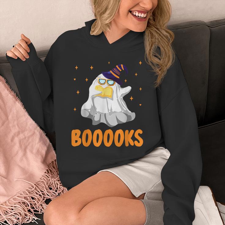 Booooks Funny Halloween Cute Ghost Book Reading Unisex Hoodie