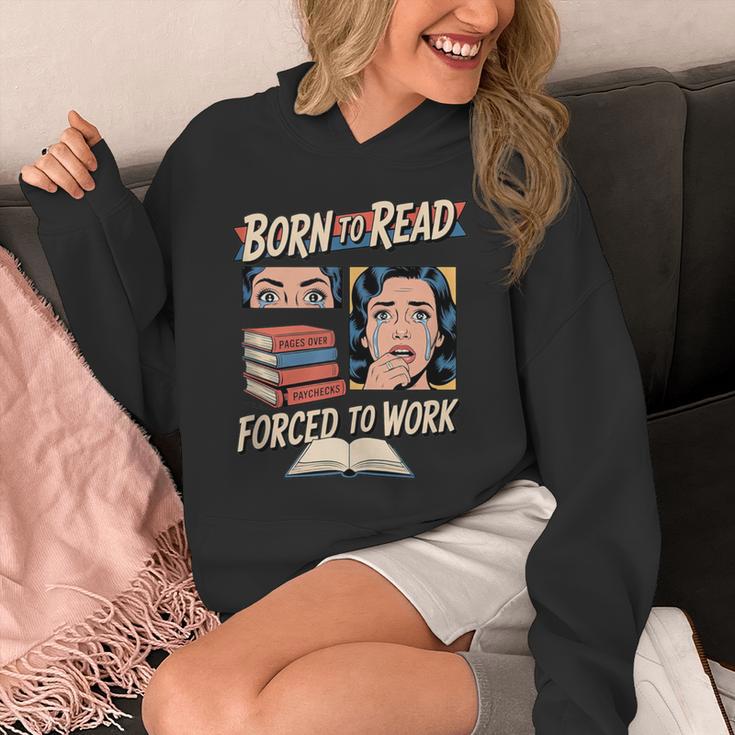 Born To Read For Book Lovers Unisex Hoodie