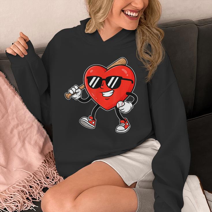 Boy Valentines Day Heart Love Baseball Boys Men Kids Unisex Hoodie